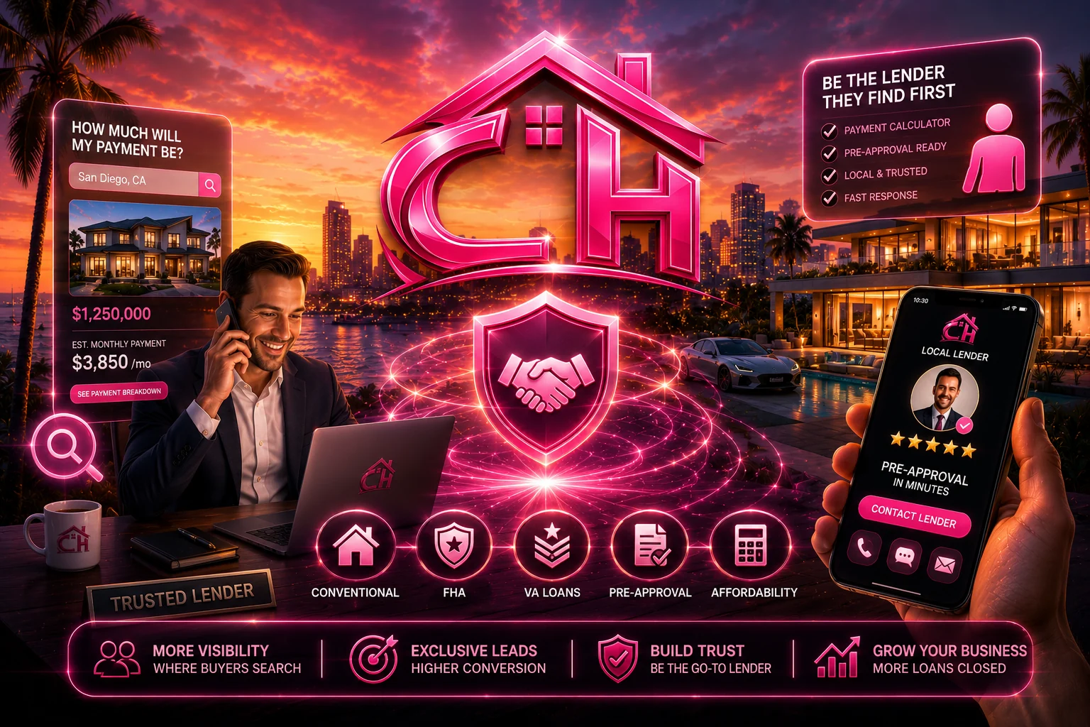 Mortgage lenders own payment search on Top Realtor Chula Vista